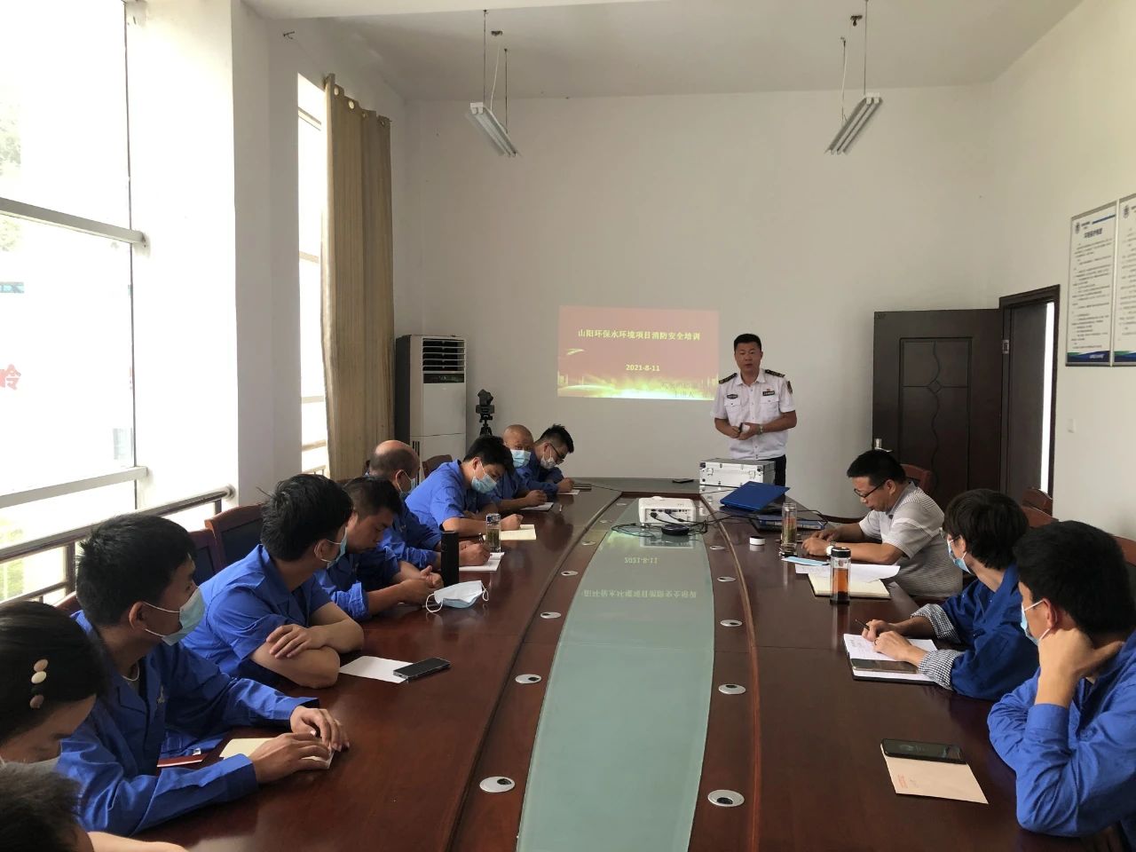 山阳公司开展消防清静知识培训及演练 山阳公司开展消防清静知识培训及演练