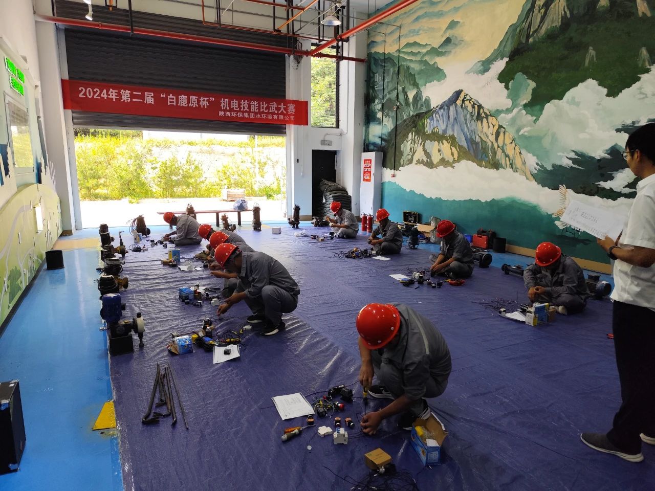 水情形公司:以赛促学提手艺 水情形公司:以赛促学提手艺